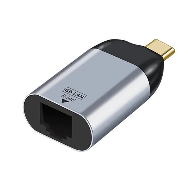 USB Type-C إلى RJ Adapter {Support 10/100/1000 MBPS Baud Rate}