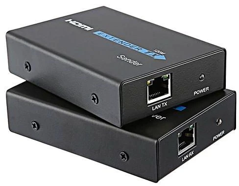 موسع HDMI على كابل الشبكة (حتى 120 مترًا)