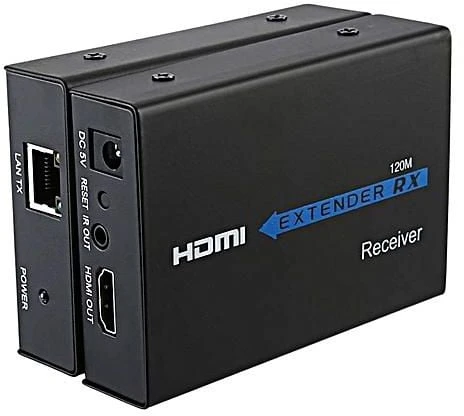 موسع HDMI على كابل الشبكة (حتى 120 مترًا)