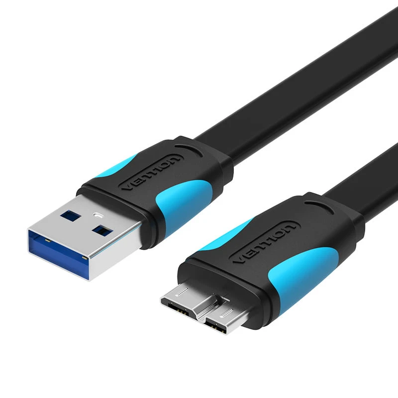 Vention USB3.0 A ذكر إلى Micro B الذكور كابل 0.5M أسود VAS A12 B050