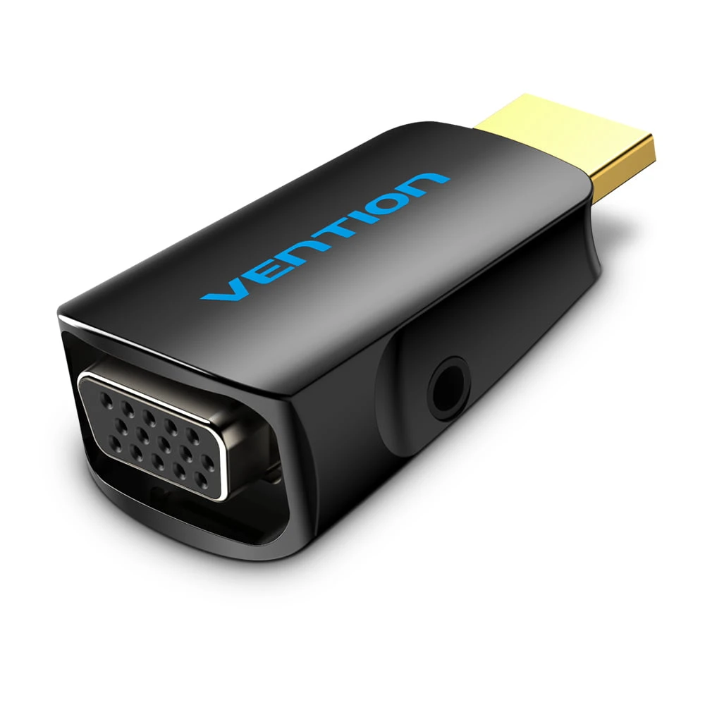 Vention HDMI ذكر إلى محول أنثى VGA مع 3.50 مم AEDOB0
