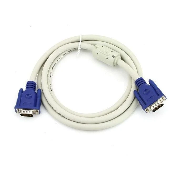 E.Net VGA White Cable (D-Sub 15-Pin Sale to Male) 3M