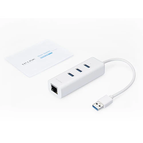 TP-Link USB 3.0 3-Ports Hub ومحول Gigabit Ethernet [UE330]