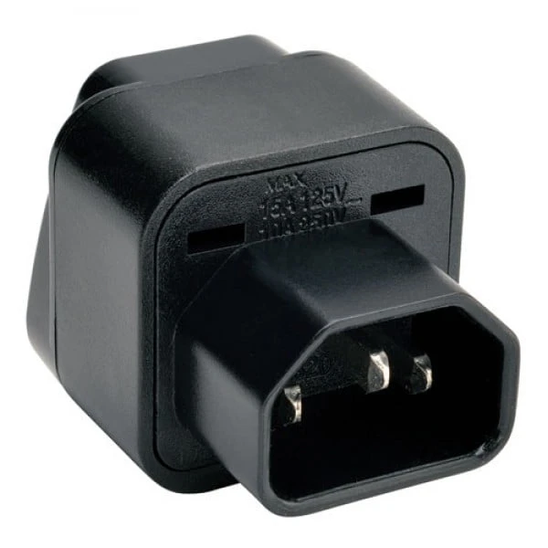 UPS IEC C14 إلى Universal Female Au US UK EU C14 Socket Power Plugt