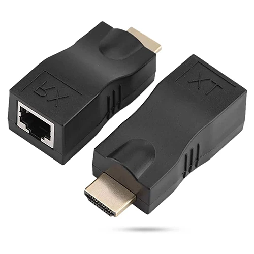 Extender HDMI بواسطة كابل CAT-5E/6 لتمديد إشارة HDMI إلى 30 مترًا من خلال CAT5 و CAT6