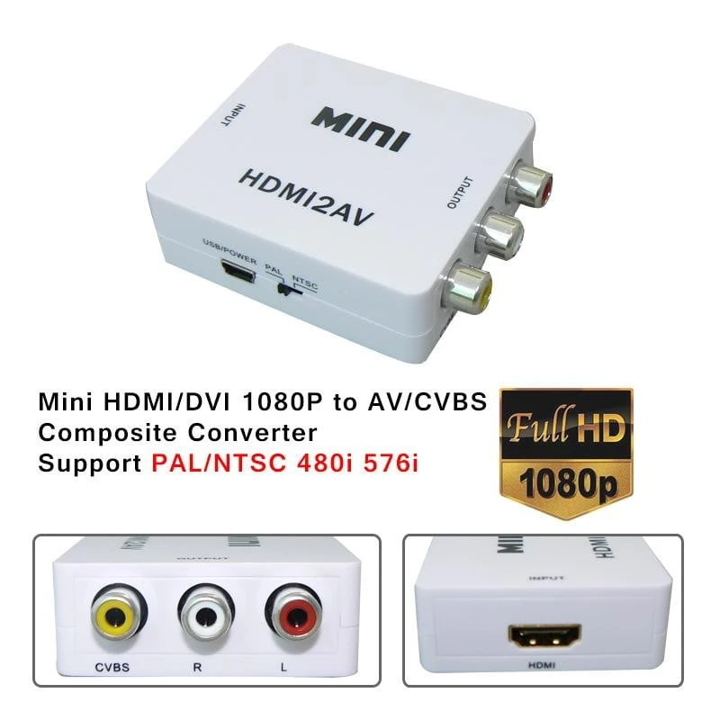 HDMI Source To AV(RCA) Converter