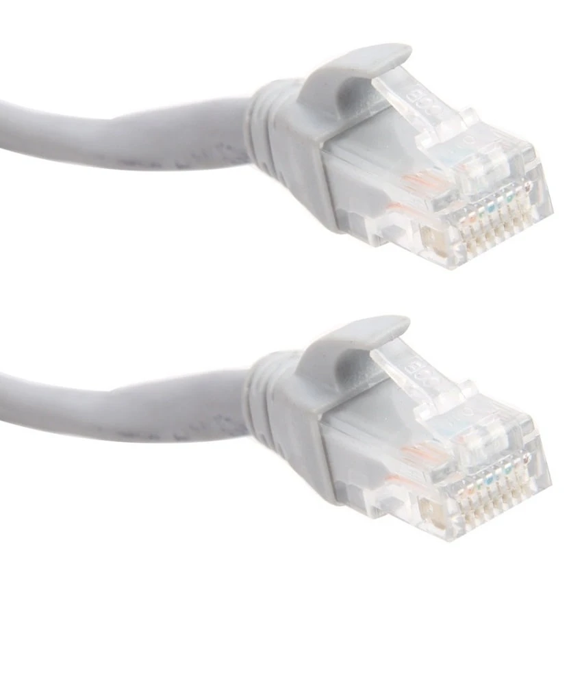 Network Cable Cat6 1mtr grey color for speed connection (straight of both sides)