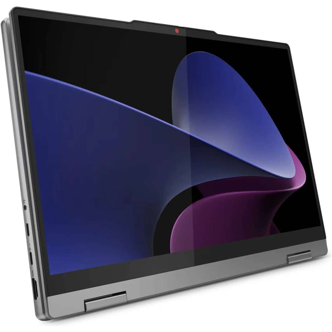 Lenovo Ideapad 5 16 "(2024) Intel Core 7 10-Cores 2-in-1 شاشة اللمس مع عرض اللمس والأسطح الكاملة-Luna Gray