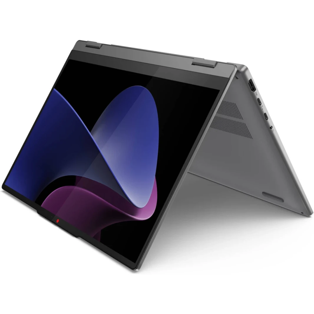 Lenovo Ideapad 5 16 "(2024) Intel Core 7 10-Cores 2-in-1 شاشة اللمس مع عرض اللمس والأسطح الكاملة-Luna Gray