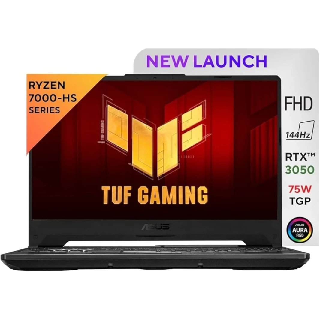 ASUS TUF Gaming A15 (2024) FA506NCR NEW 7Gen AMD Ryzen 7 8-Cores w/ Nvidia RTX 3050 4GB & IPS 144Hz Display (Customized) - Mecha Gray