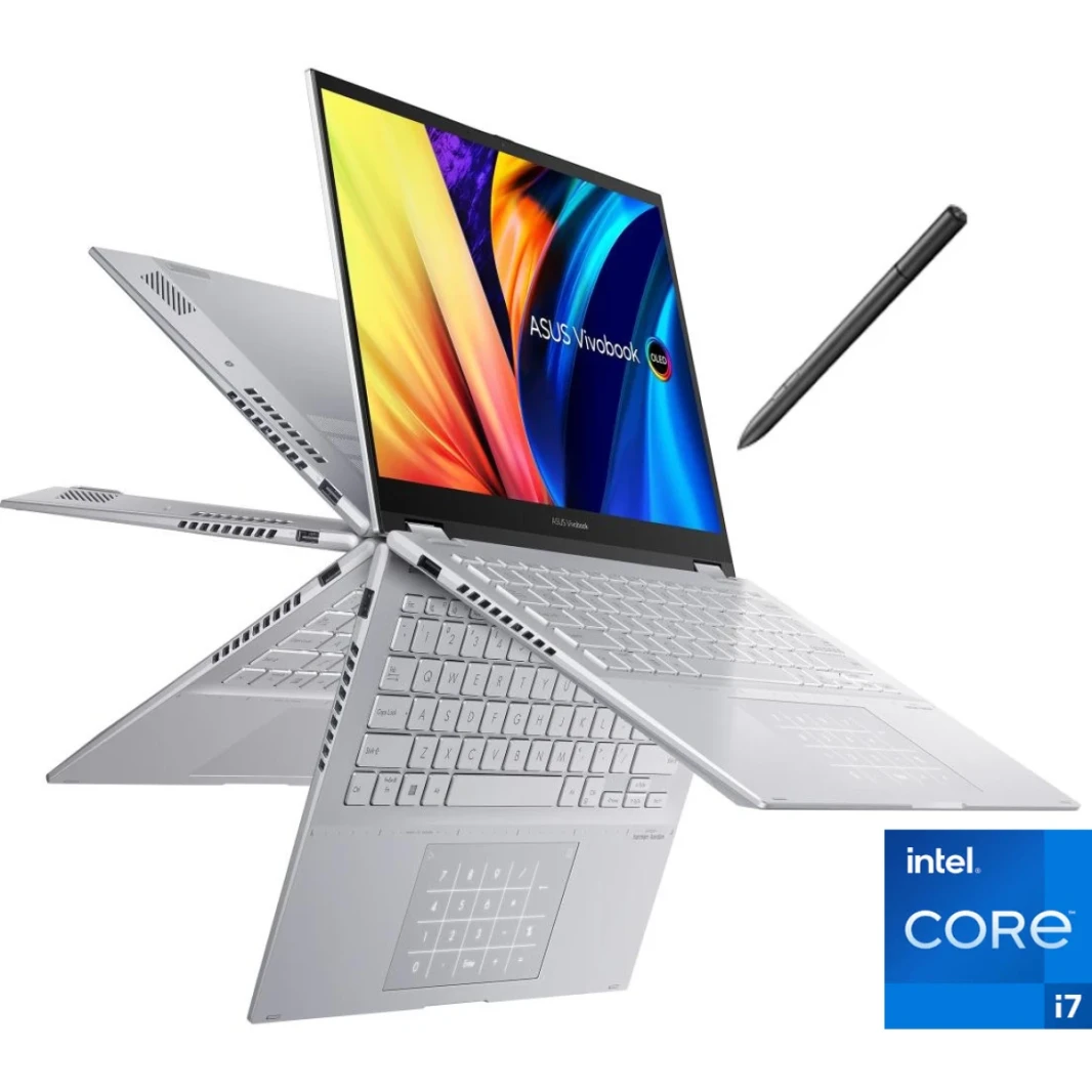 Asus vivobook S 14 Flip TP3402VA (2023) Intel 13Gen Intel Core I7 H-Series معالجات 14-CORE