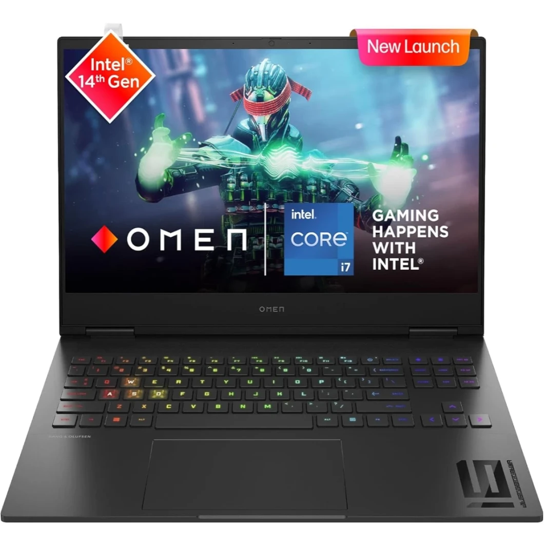 HP Omen 16 (2024) 16-WF100 NEW 14GEN Intel Core i7 20-CORES W/ NVIDIA RTX 4070 8GB & IPS 2.5K 240Hz Display-Shadow Black