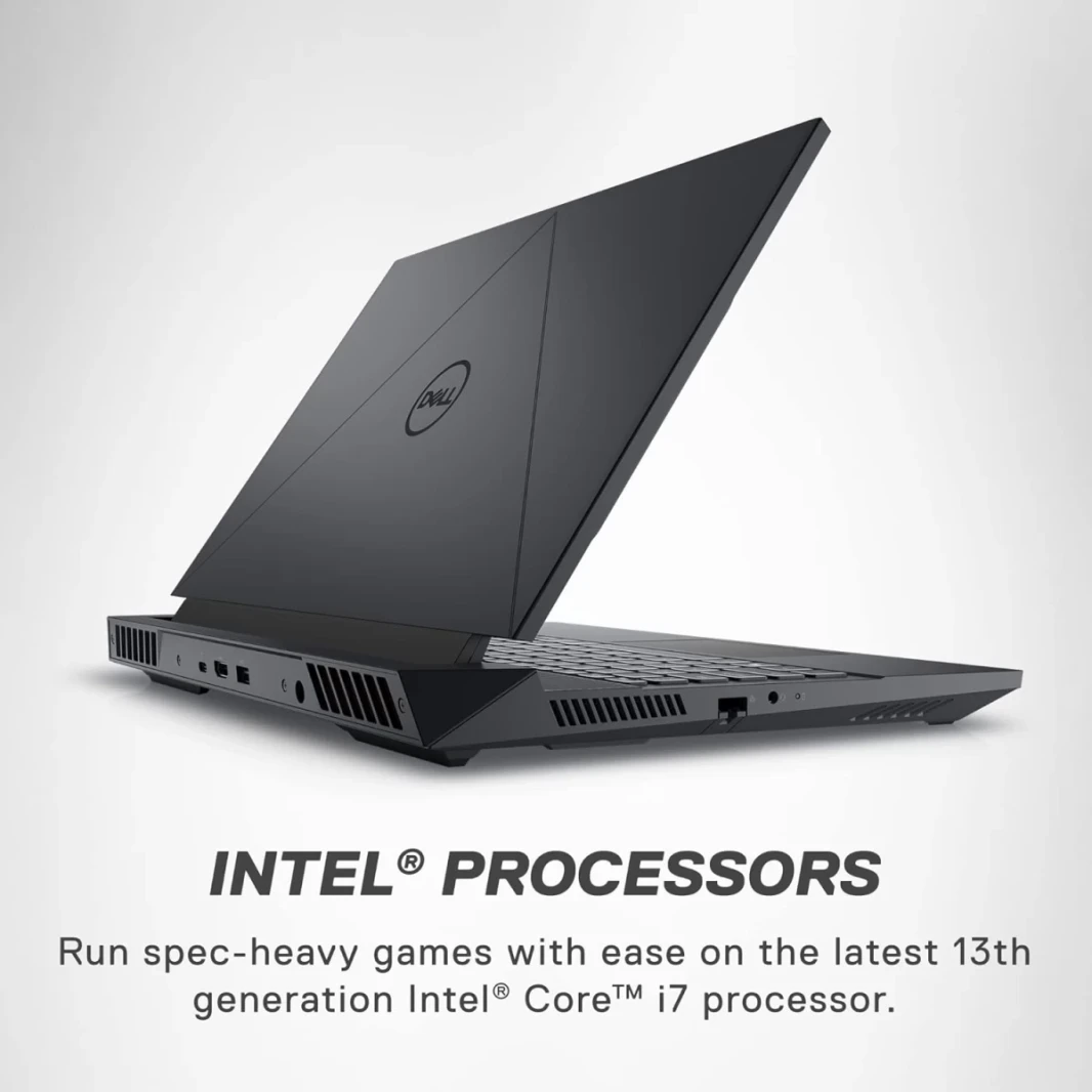 Dell G15 5530 Gaming (2023) New 13Gen Intel Core I7 13650HX 14 cores w/ NVIDIA RTX 4060 8GB DDR6 و IPS و IPS 165Hz Display و 3 سنوات ضمان