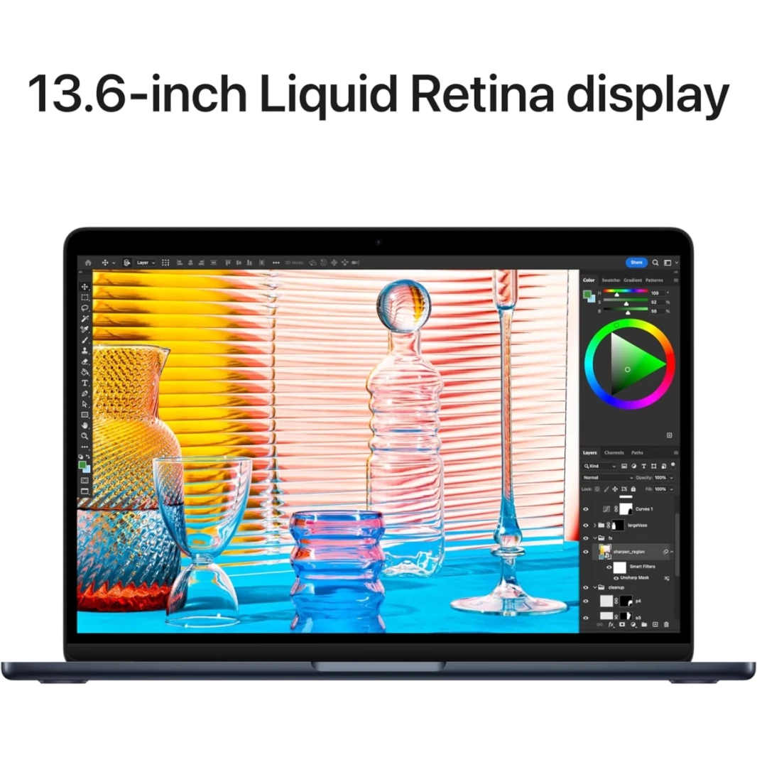 Apple MacBook AIR 13 (2022) Apple M2 (256GB/16GB) 8‑Core CPU & 8‑Core GPU Retina True Tone , Midnight