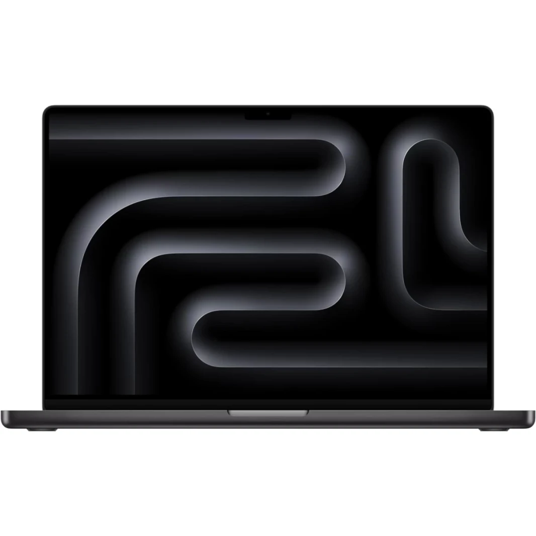 Apple New MacBook Pro 14 (2024) Apple M4 Chip (512GB/16GB) 10 - CPU و 10 - GPU RETINA XDR 120Hz - Space Black