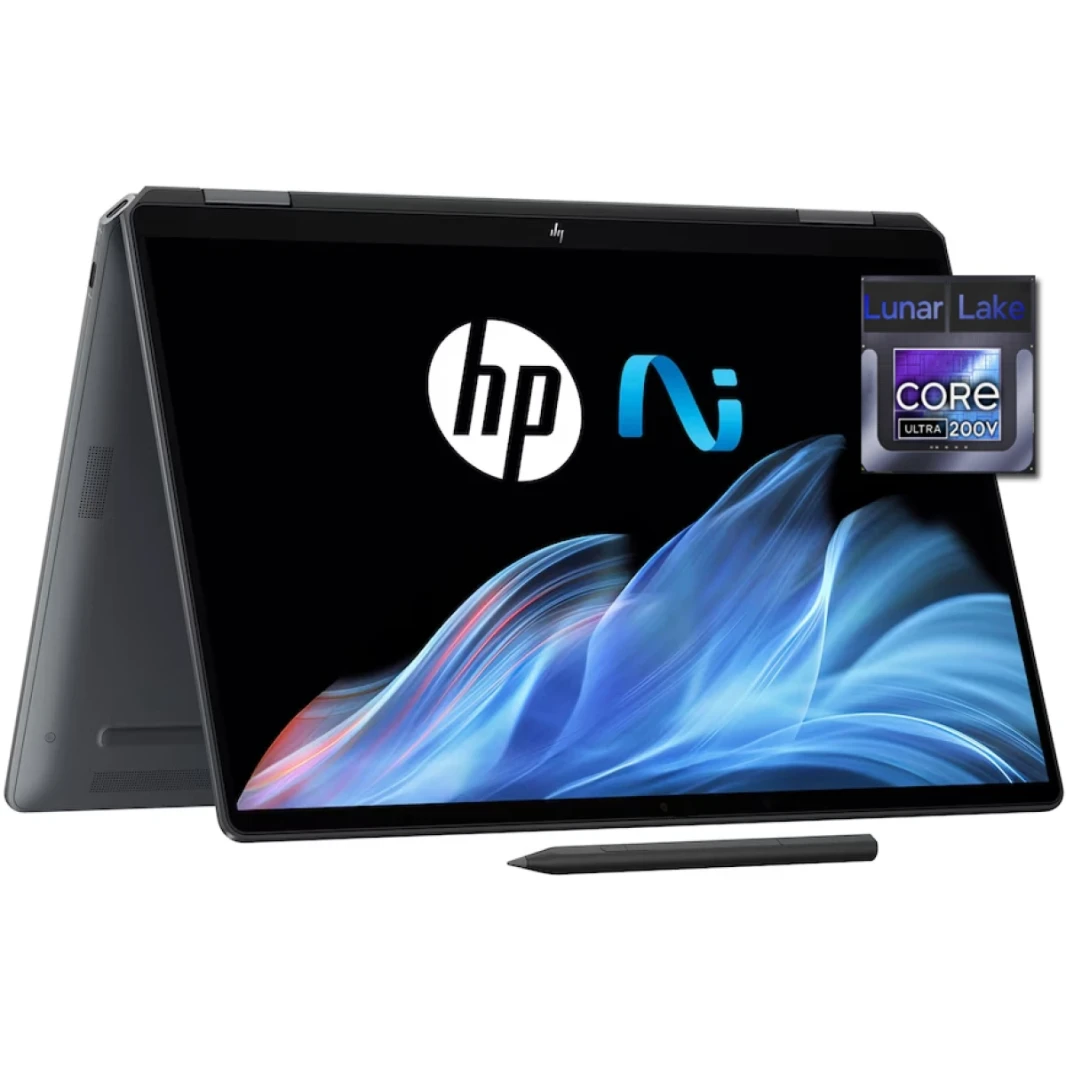 HP OmniBook Ultra Flip (2024) 14-fh0001ne NEW Intel Core Ultra 7 Gen II 256V EVO Next Gen AI w/ 2.8K OLED 120Hz 360° Touch Display - Eclipse Gray