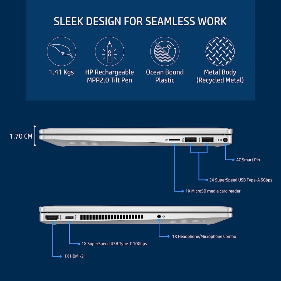 HP Pavilion X360 New (2023) 14-EK1002NE