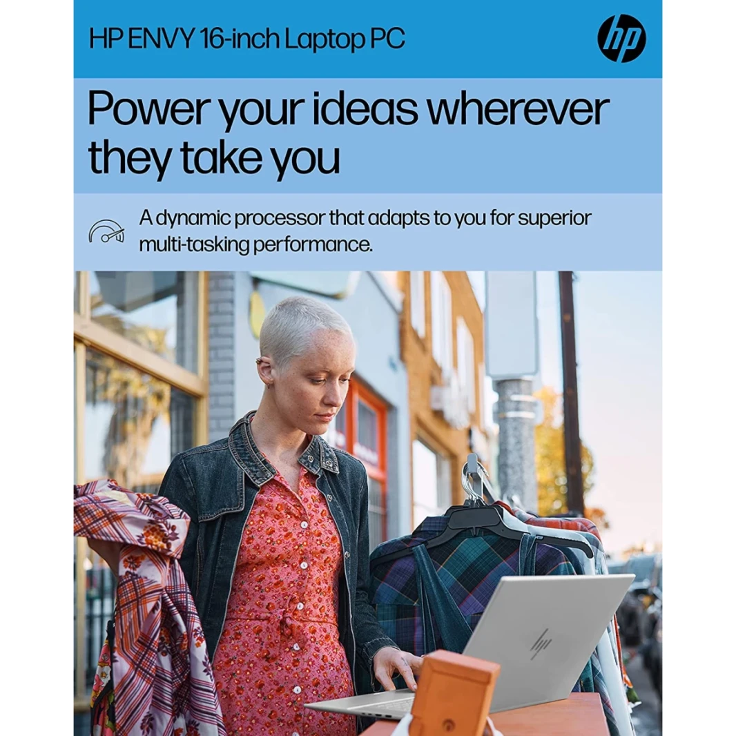 HP Envy 16 (2022) 16-H0000ne ​​New 12Gen Intel Core I9 14-Cores W/ RTX 3060 & 2K SRGB 100 ٪ 120Hz