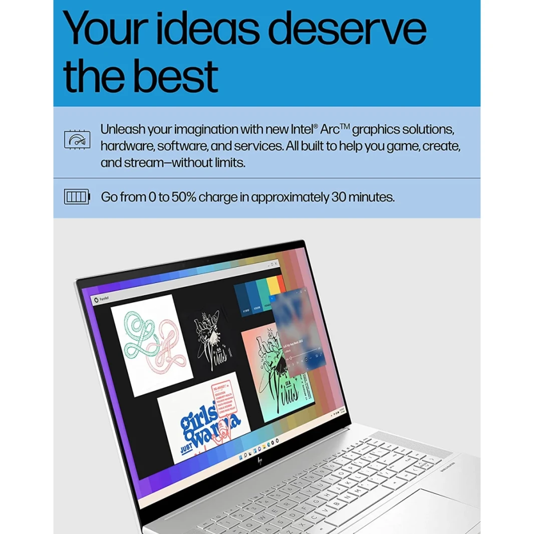 HP Envy 16 (2022) 16-H0000ne ​​New 12Gen Intel Core I9 14-Cores W/ RTX 3060 & 2K SRGB 100 ٪ 120Hz