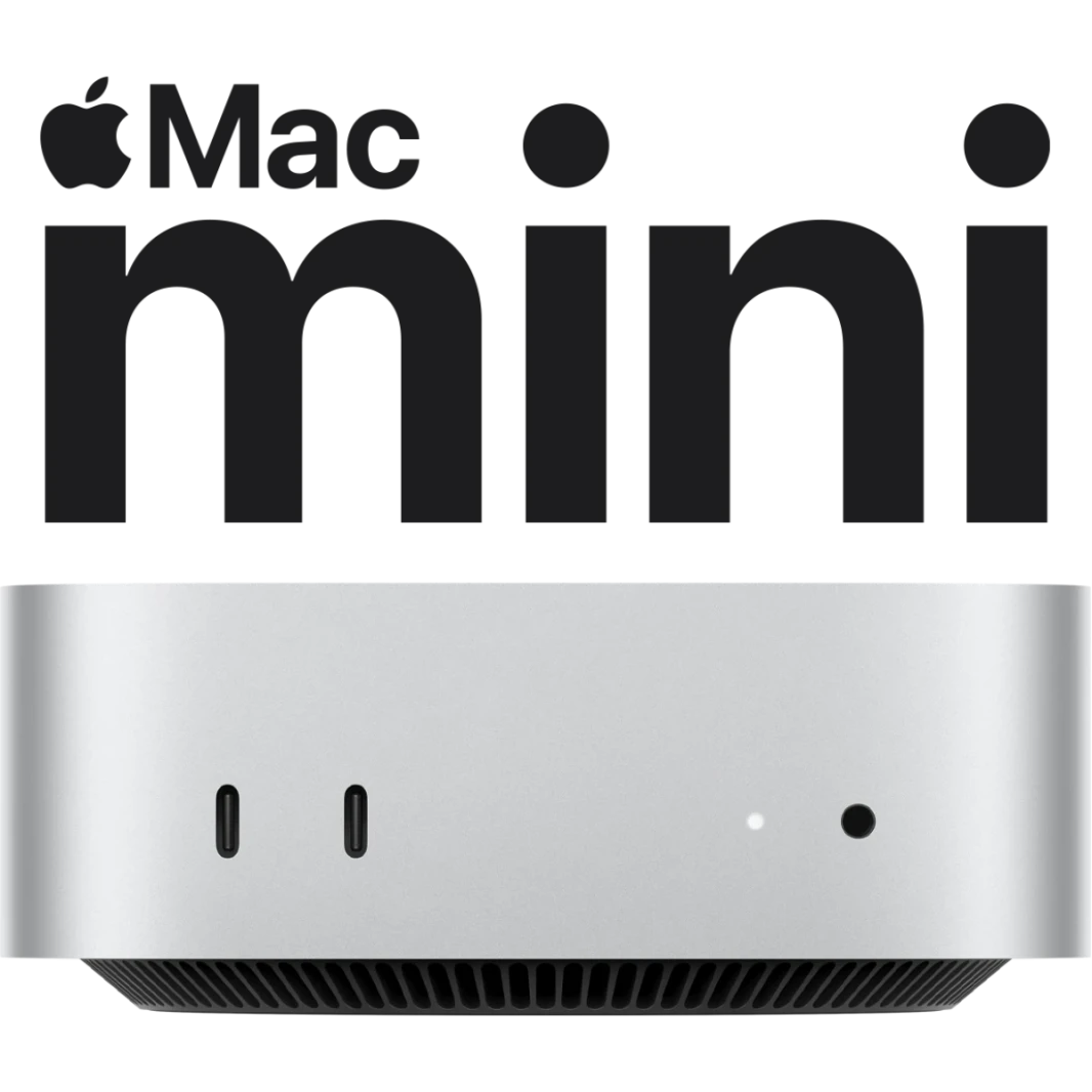 Apple Mac Mini (2024) Apple M4 Chip (512GB/32GB) 10 - CRORE CPU و 10 - GPU التي تم إنشاؤها من أجل شركة Apple Intelligence Gigabit Ethernet. يعمل مع iPhone/iPad