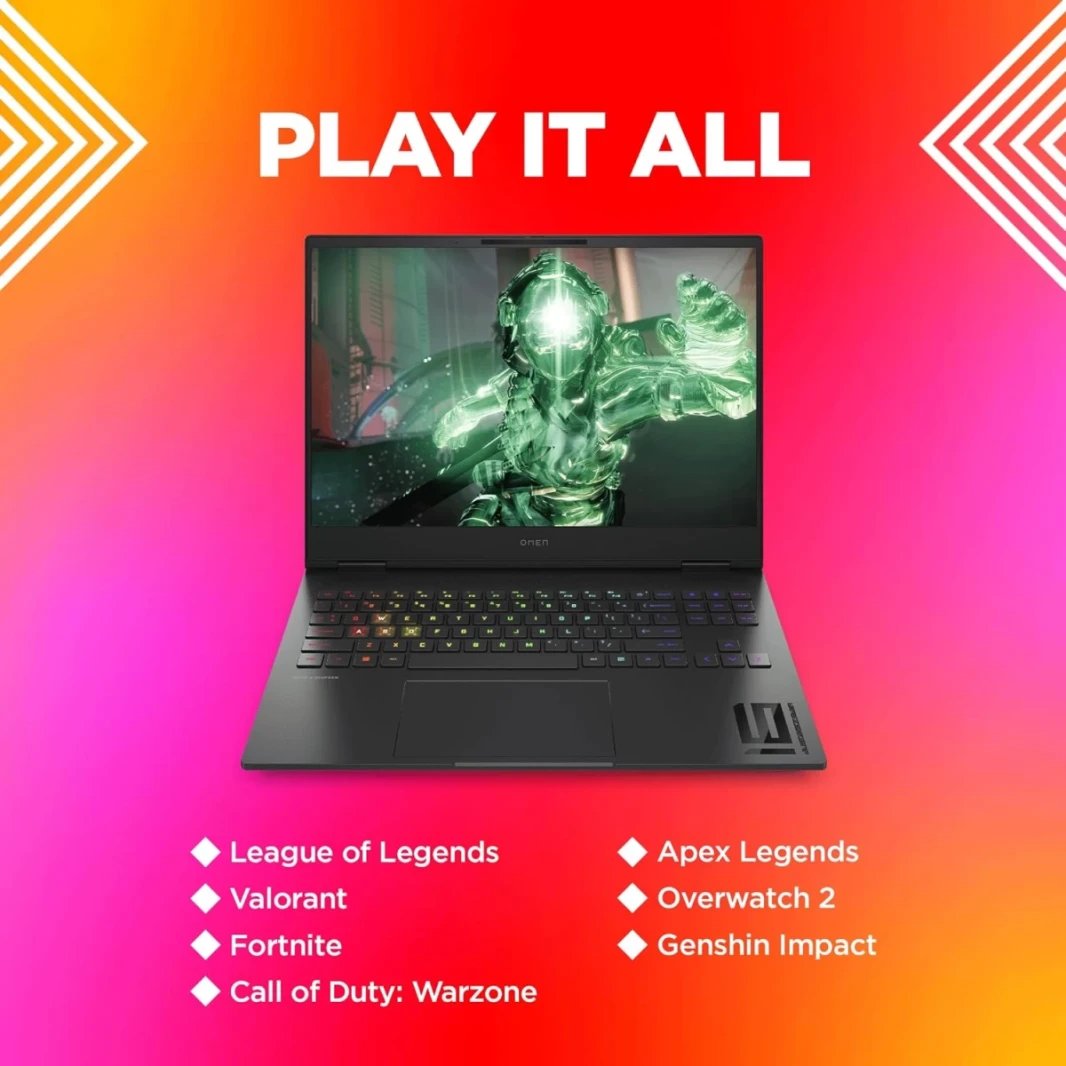 HP Omen Transcend 16 (2024) 16-U1004ne New 14Gen Intel Core I9 24-Cores W/ Nvidia RTX 4060 8GB & IPS 2K 240Hz Display-Shadow Black