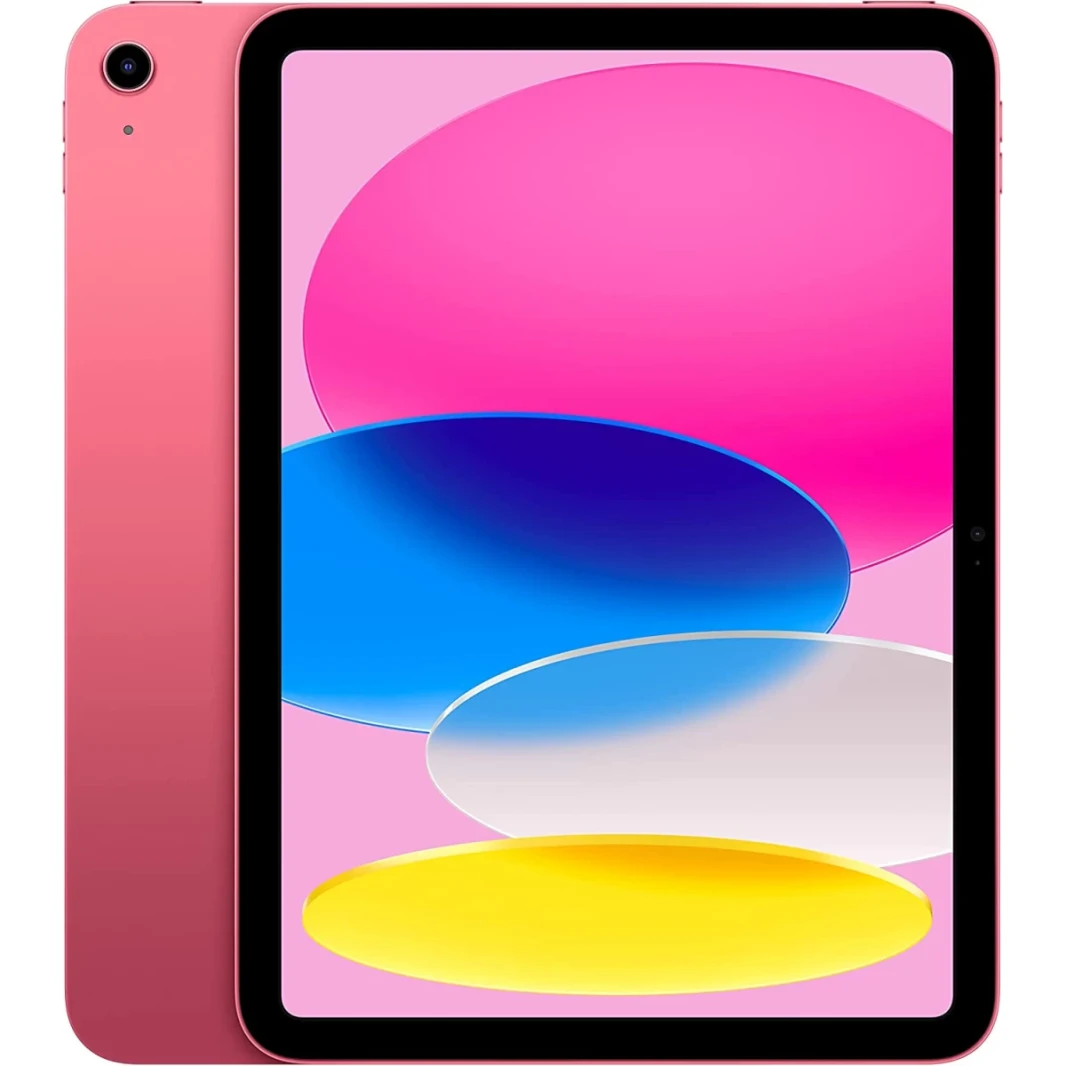 Apple iPad 10th Generation Apple A14 Bionic (تخزين 64 جيجابايت / ذاكرة 4 جيجابايت) 10.9 "عرض WiFi - Silver - Pink