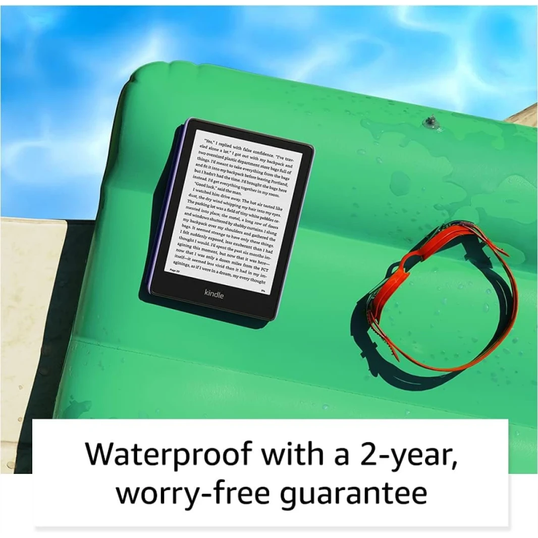Amazon New Kindle Paperwhite Kids (11th Gen) 16GB WiFi 6.8 "مقاوم للماء W/ Builder و Word Wise - Emerald Forest