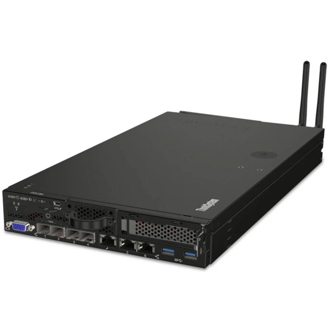 Lenovo ThinkSystem SE350 EDGE RUGGED ومرنة الخادم Intel XEON D-2143it حتى 3.0 جيجا هرتز 8 CORES W/ 64GB MEMIME و 3 × 480GB الصناعي SSD