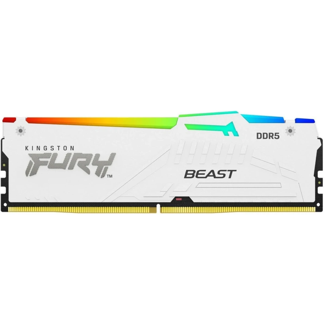 Kingston FURY Beast RGB 16GB (1 x 16GB) 6000MHz DDR5 Desktop Memory Special Edition - White