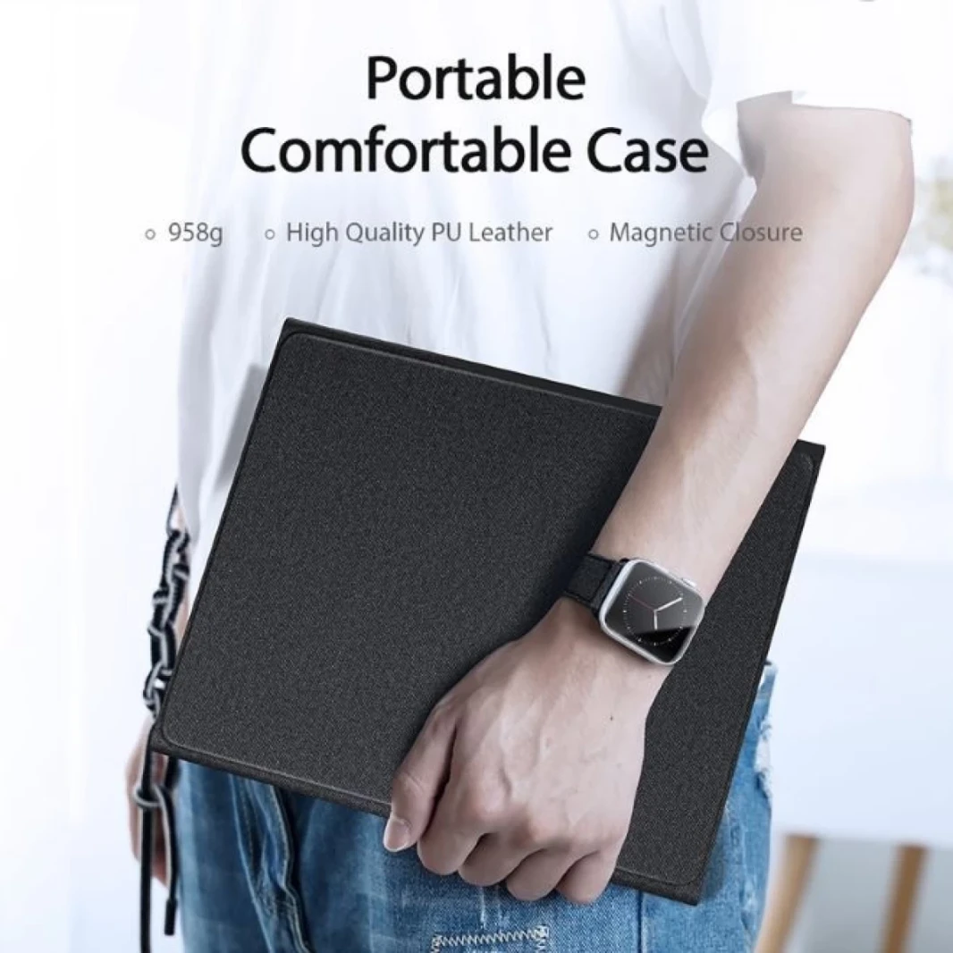 Dux Ducis TK Series Bluetooth Keyboard Case مع لوحة اللمس ووظيفة النوم الذكية لجهاز iPad 7/8/9 10.2 "(2019/2020/2021) تخطيط اللغة الإنجليزية - أسود