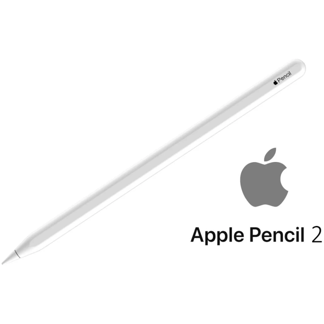 Apple Pencil (الجيل الثاني) Bluetooth اللاسلكي الشحن Pixel -Perfect Precision ، حساسية الميل والضغط - أبيض