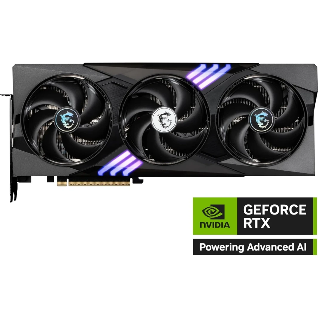 MSI Geforce RTX 5070 Gaming Trio OC 12GB GDDR7 192 بت ، 2610 MHz على مدار الساعة ، 6144 CUDA CORES ، 28 GBPS MEMMY SPEED ، PCI Express Gen 5
