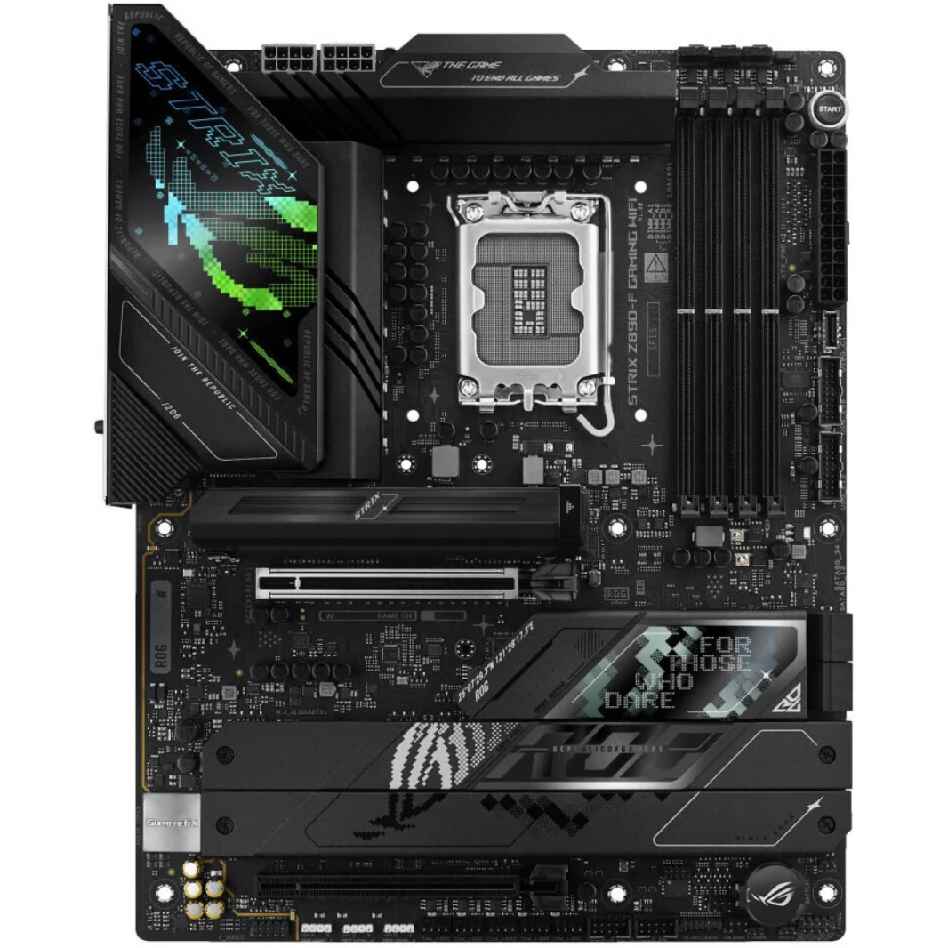 ASUS ROG Strix Z890-F Gaming Wi-Fi 7 Z890 DDR5 LGA 1851 Advanced AI PC READER 5X M.