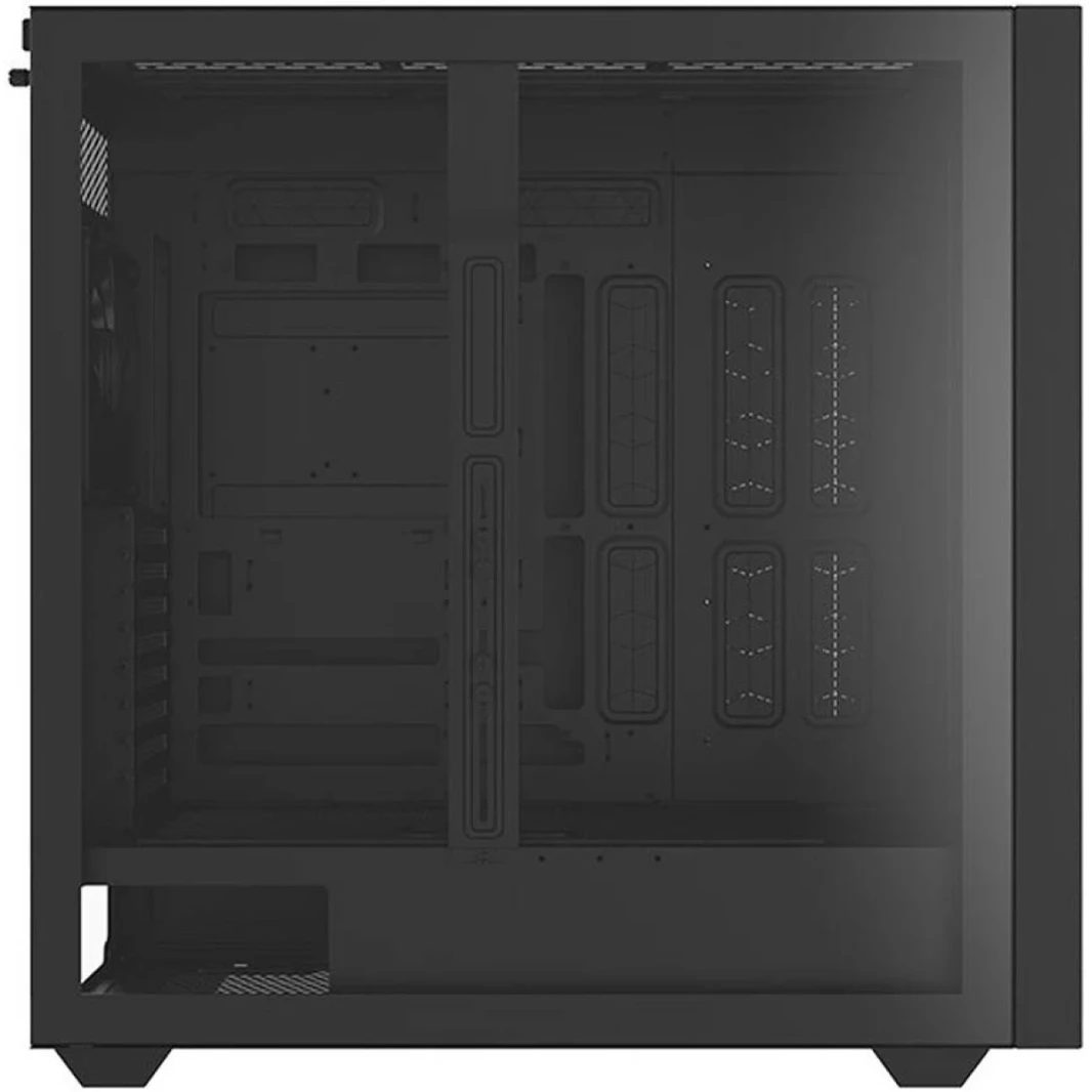 Thermaltake AX500 CASE PULL TOWER PC ، 4 × 140 مم CT140 مراوح مثبتة مسبقًا ، حتى 420 مم الرادياتير ودعم مروحة 14x ، مرشحات الغبار ، ألواح زجاجية ومواد مركبة ، مواد SPCC ، أسود
