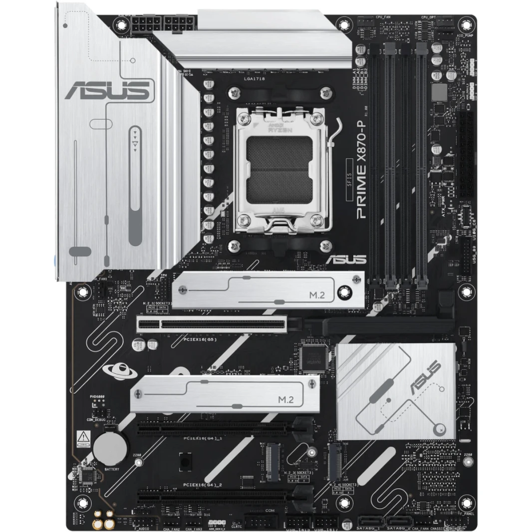 ASUS PRIME X870-P AMD X870 AM5 ATX 4X M.2 SLOTS DDR5 USB 3.2 GEN