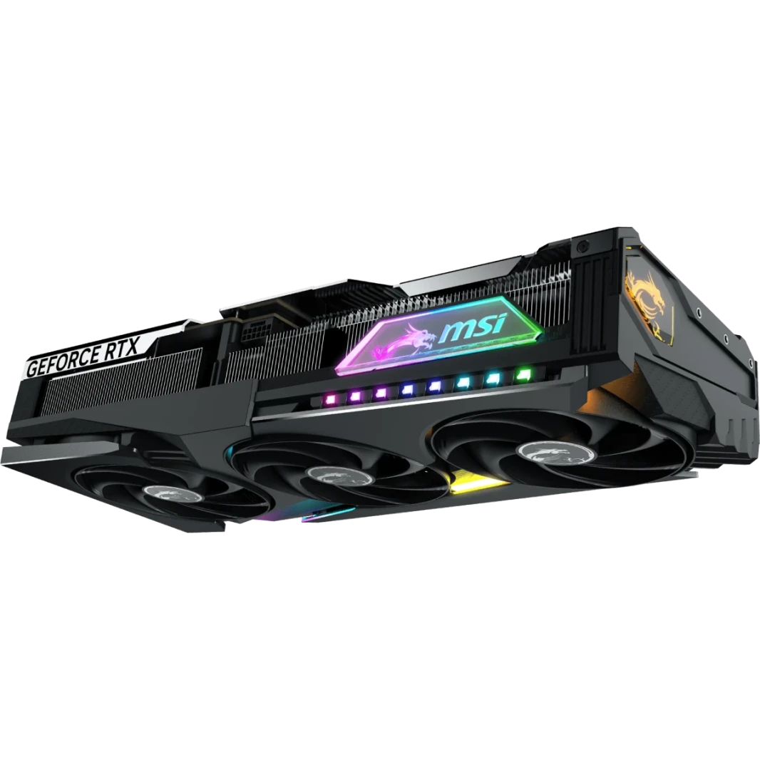 MSI GeForce RTX 5070 TI Vanguard SOC SOC LARCHER EDITION CARD SEDITIONS ، 16GB GDDR7 256-BIT MEMORY ، 2588 MHz Boost Clock ، 8960 CUDA CORES ، 28 GBPS MEMIMER