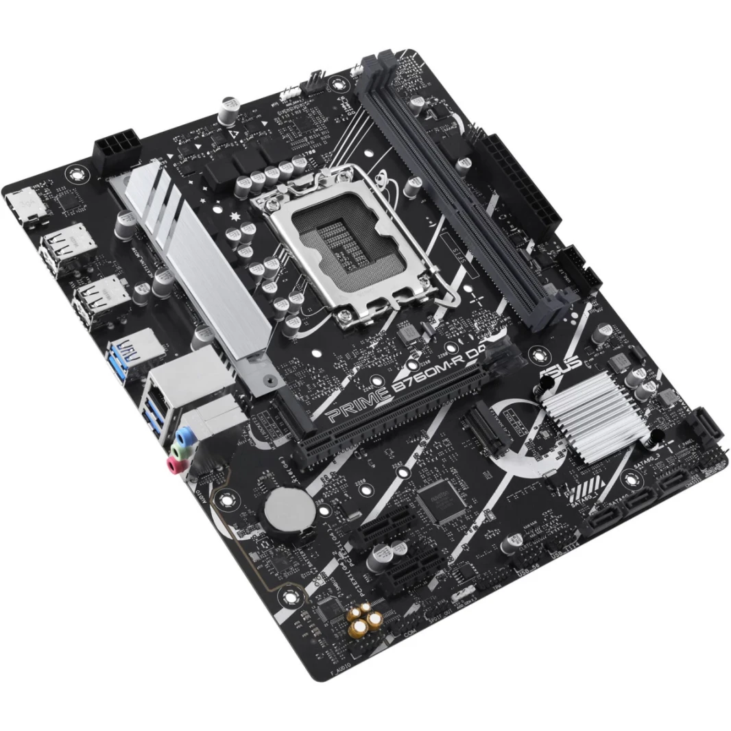 ASUS PRIME B760M-R DDR4 Intel 13th Gen Motherboard PCIE 4.0 DDR4 2XM.2 Gen4 X4 PCIe 4.0 Mainboard