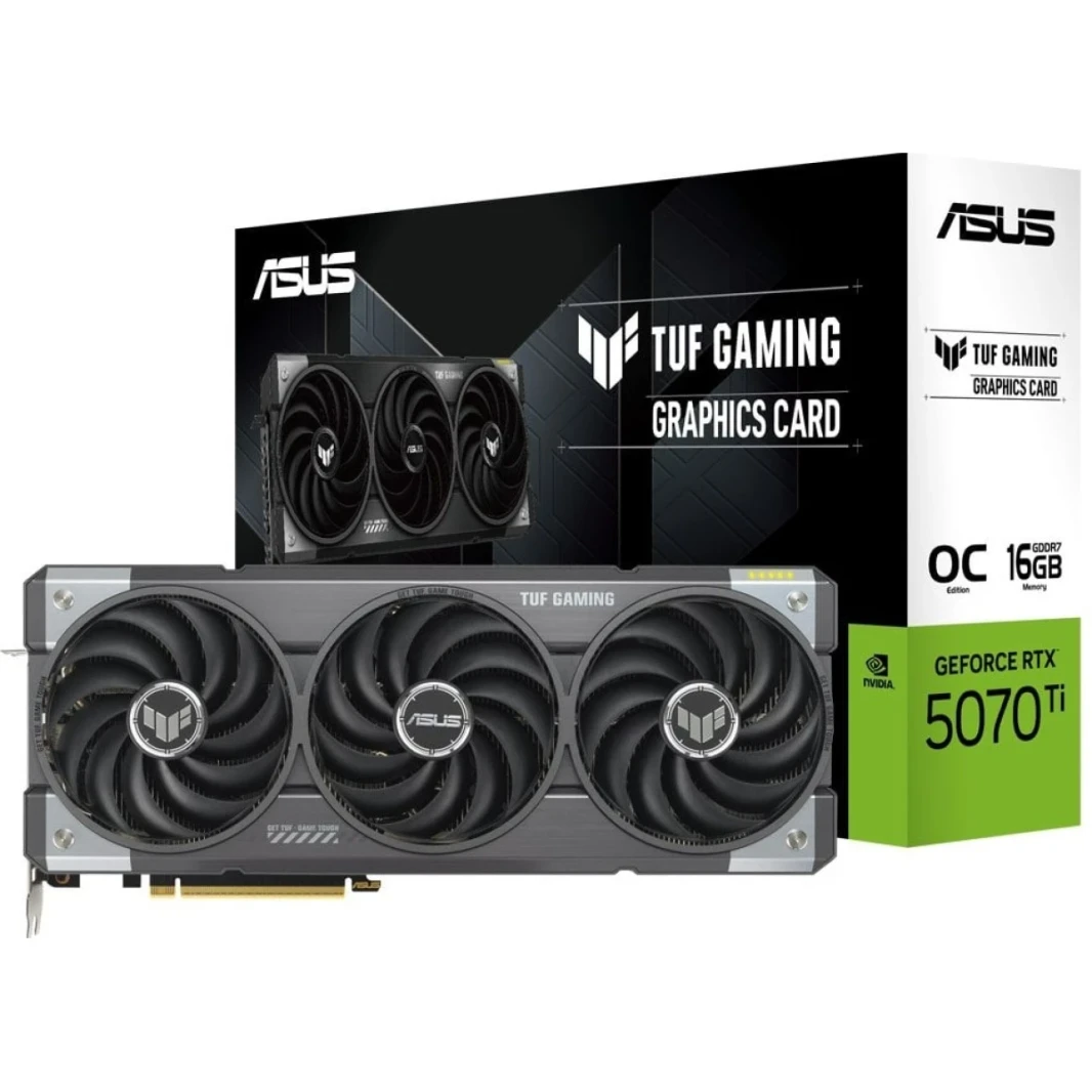 ASUS TUF Gaming Geforce RTX 5070 TI OC EDITION 16GB GDDR7 PCI-EXPRESS 5.0 DLSS 4.0 GRATH