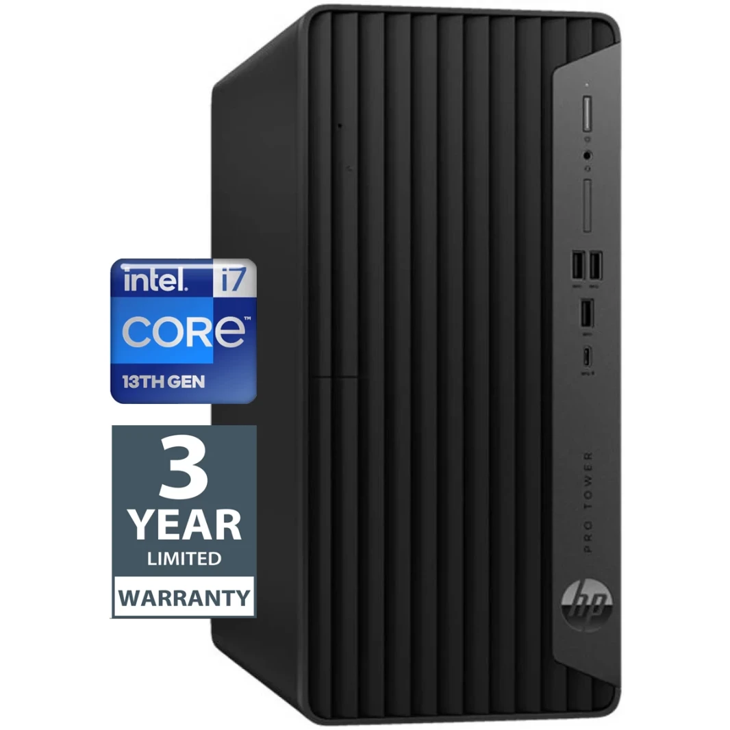 HP Pro 400 G9 (2023) 13Gen Intel Core i7 16-Cores Tower Prade W/ 3 Year