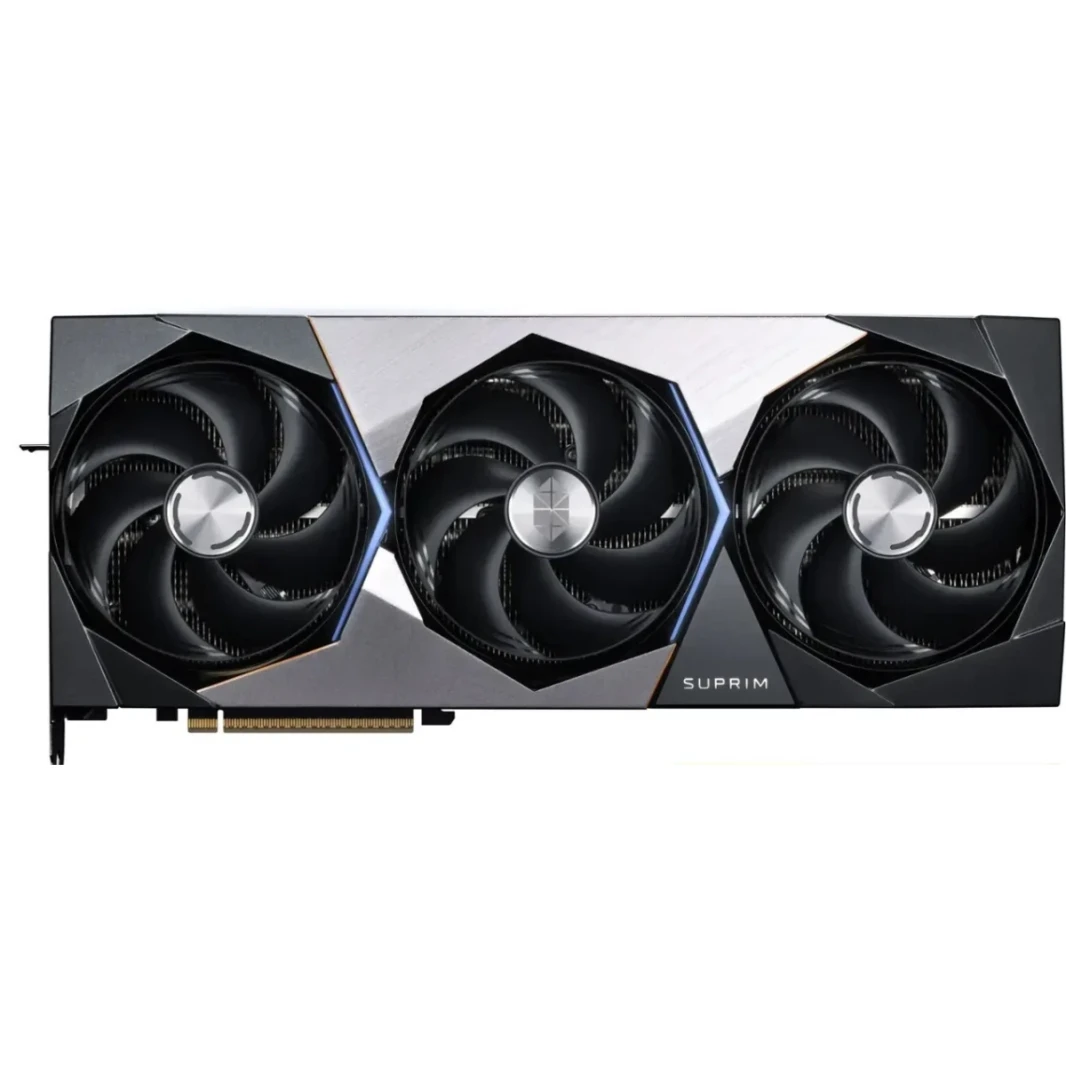 MSI GeForce RTX 5090 Suprim SOC Graphics Card ، 32GB GDDR7 512-BIT MEMORY ، 2565 MHz Boost ، سرعة ذاكرة 28 جيجابت في الثانية ، 21760 CUDA CORES ، PCI Express Gen 5 X16