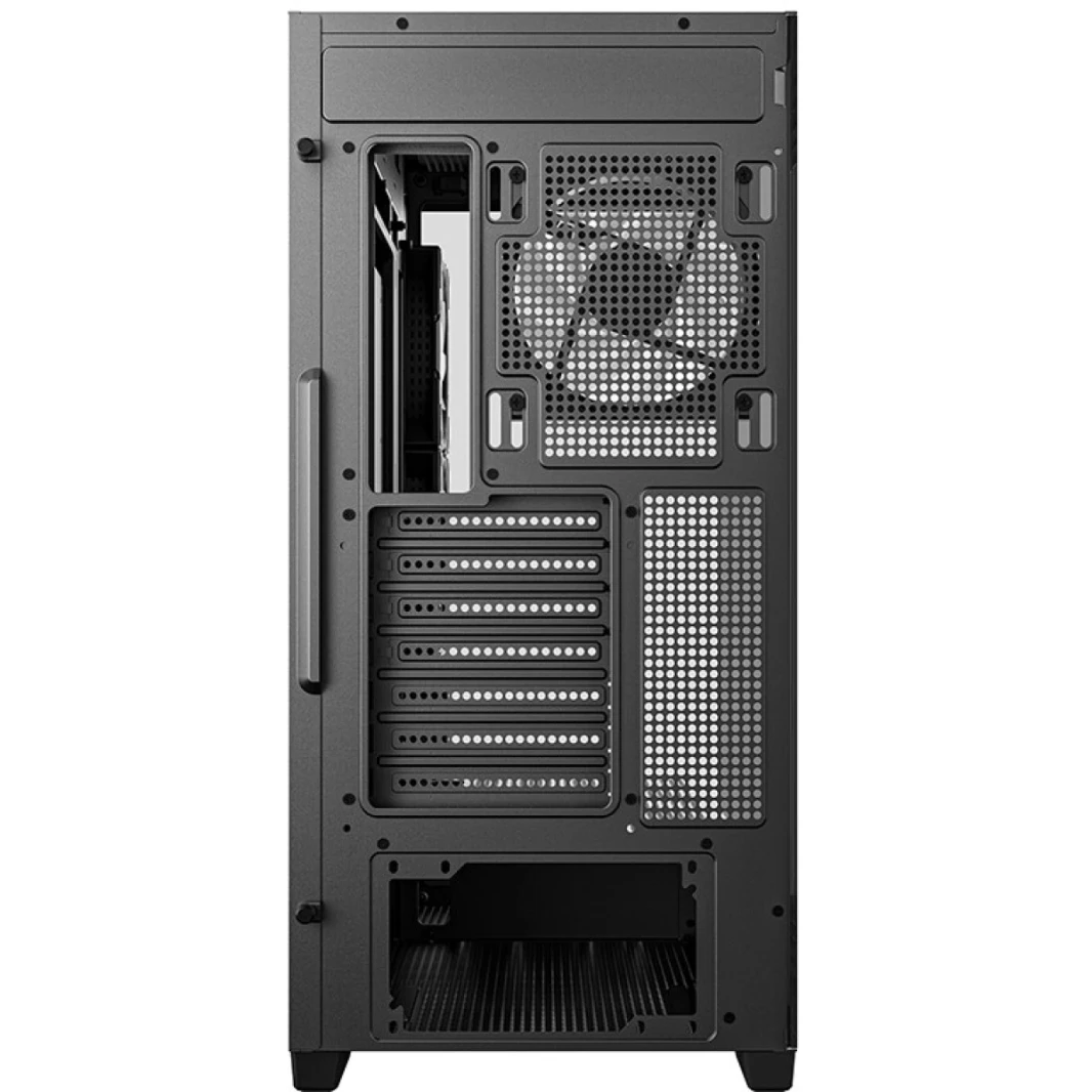 DeepCool CG580 4F Panoramic ATX Case 4X Case 4X تم تثبيت المراوح المفردة مسبقًا ، ودعم الموصلات الخلفية وما يصل إلى 2x 360 مم ، و 2x 2x USB3.0 ، الأسود