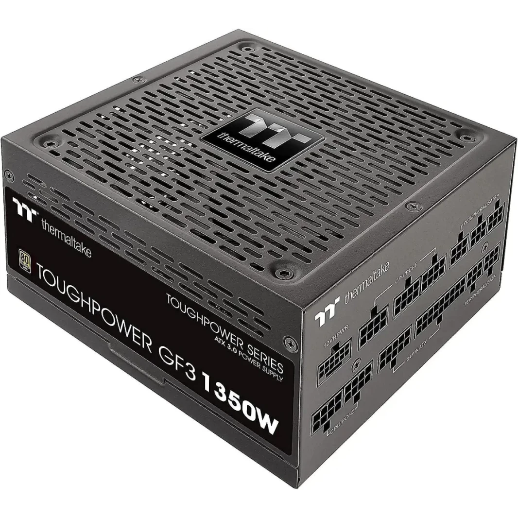 Thermaltake Toughpower GF3 1350W 80+ Gold Full Modular True 600W 12VHPWR Connecors ATX 3.0 PCI-E 5.0 Ready Premium Edition
