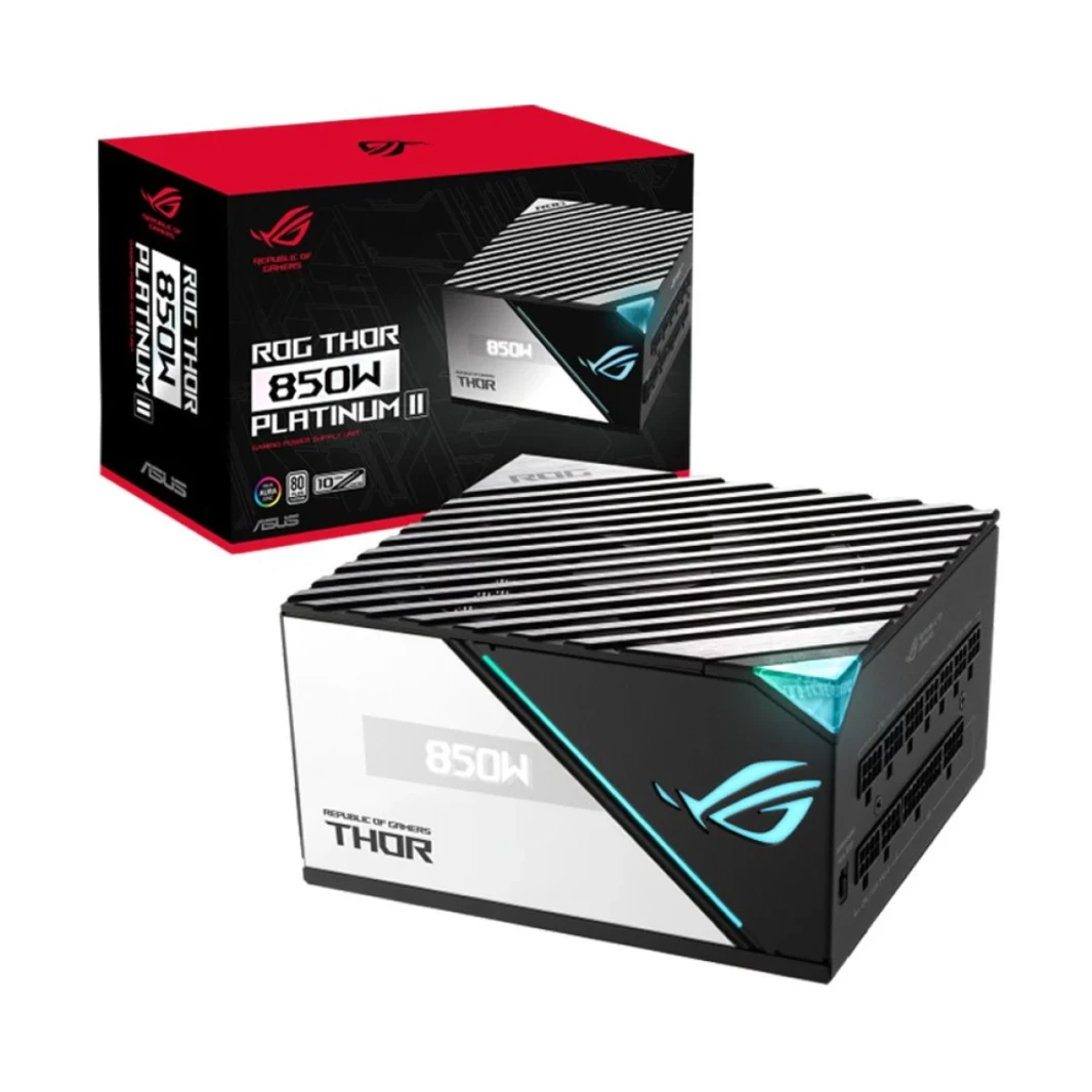 ASUS ROG THOR 850W Platinum II 80+ Platinum Full Modular PCIe Gen 5.0 READE ROG Heathinks OLED PANE PSU