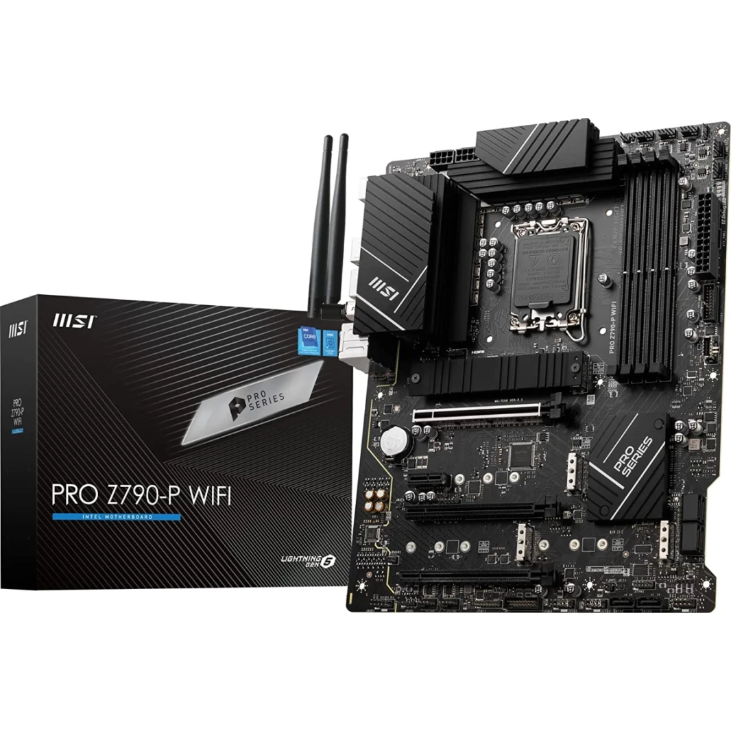 MSI Pro Z790-P WIFI DDR5 LGA 1700 Intel Z790 SATA 6GB/S DDR5 ATX Motherboard