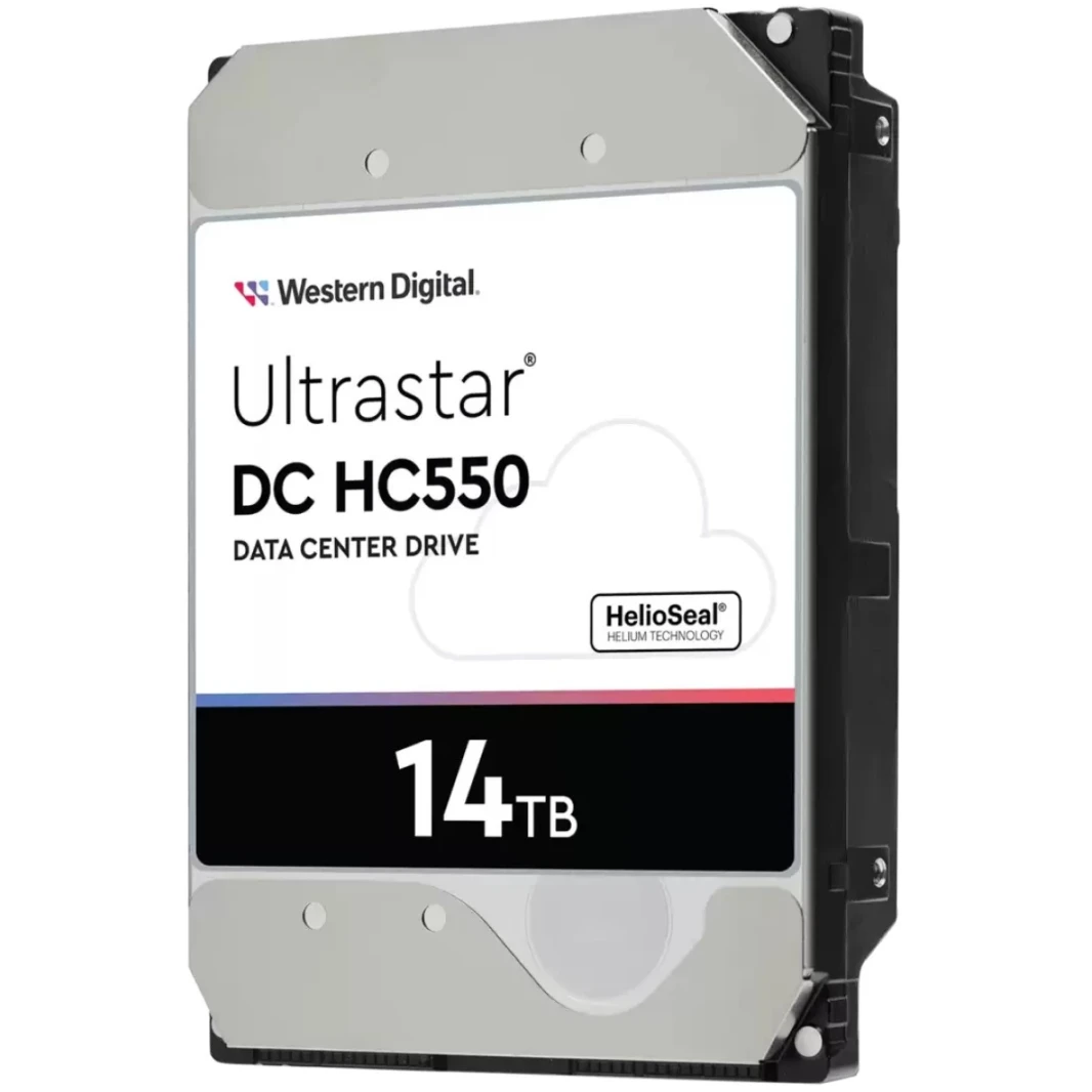 WD 14TB Ultrastar DC HC550 SATA HDD 7200 RPM Class SATA 6 Gb/s 512MB Cache 3.5"