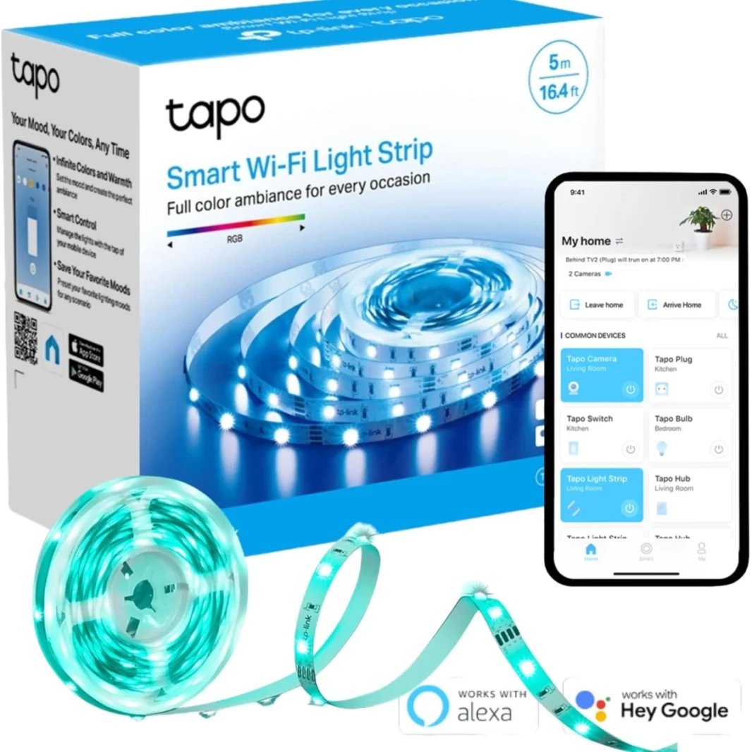 TP-Link Tapo L900-5 LED Strip Light LED LED Strips 5M WIFI Control RGB Multicolour LED LIDE