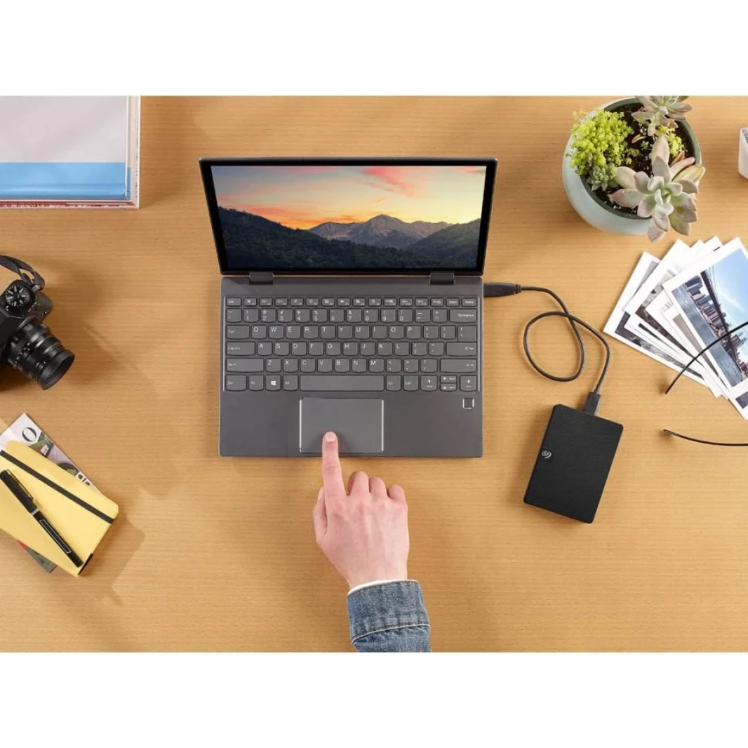 Seagate 1TB التوسع المحمول USB 3.0 خارجي HDD USB 3.0 واجهة دعم Windows & Mac متوافق ، أسود