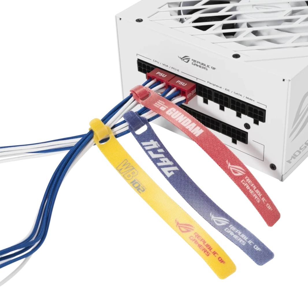Asus Rog Strix 850W Gundam Edition تمامًا 80+ PSU الذهب