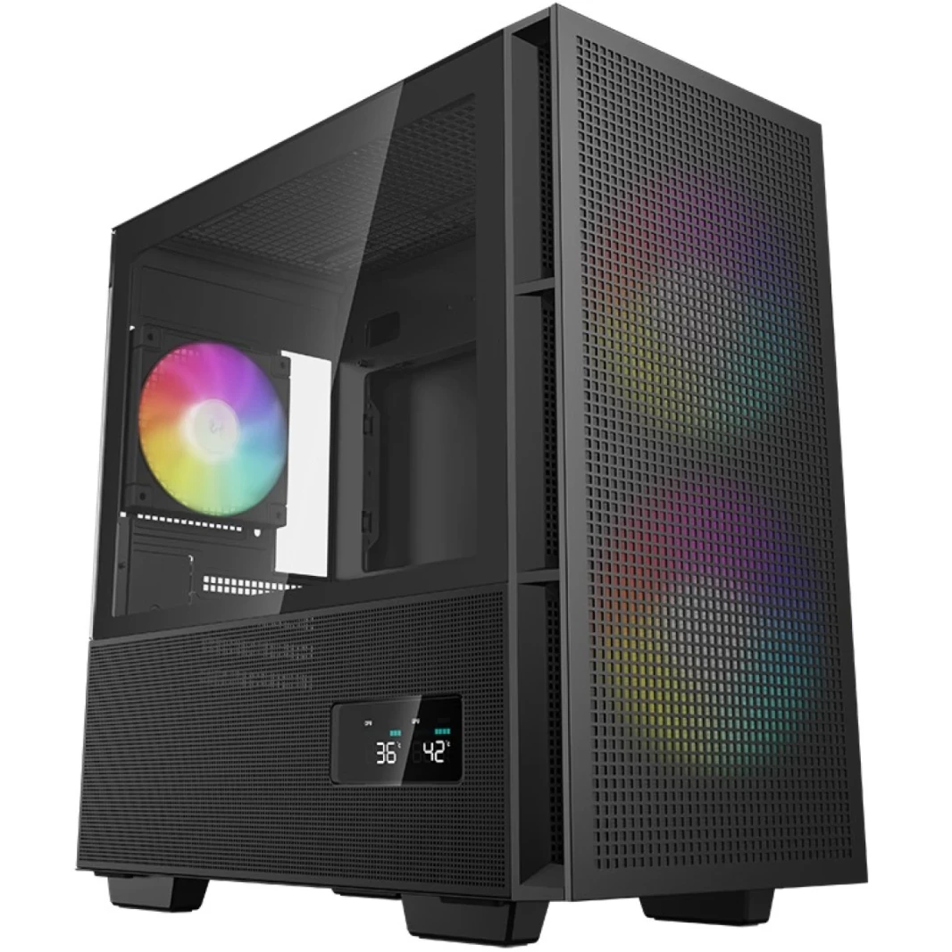 DeepCool CH360 Digital Micro Tower Flow High Air Flow W/ 2x140mm + 1x120mm ARGB FORMAN