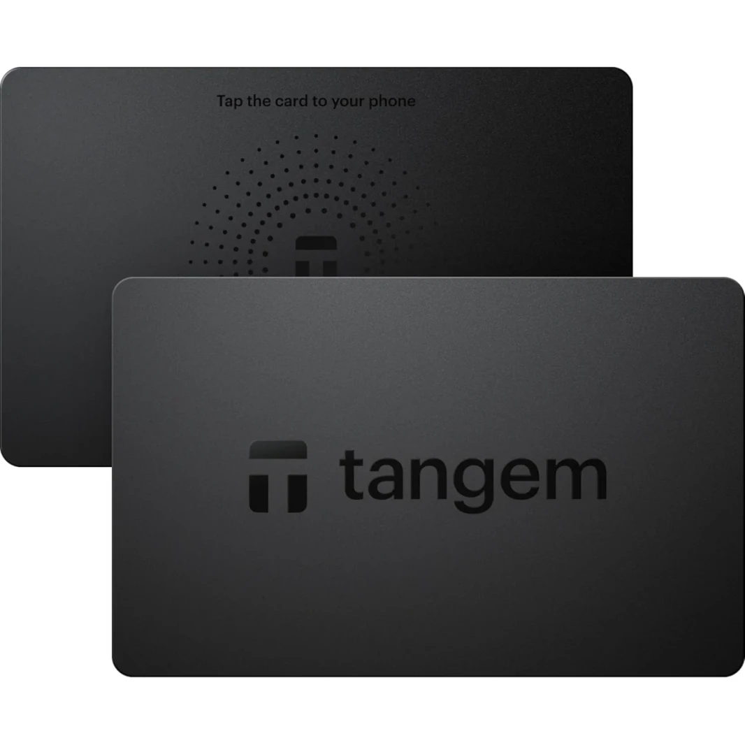 حزمة محفظة Tangem من 2 - محفظة تشفير آمنة - تخزين بارد موثوق به لبيتكوين ، Ethereum ، NFT's & المزيد من العملات المعدنية - 100 ٪ محفظة الأجهزة في وضع عدم الاتصال